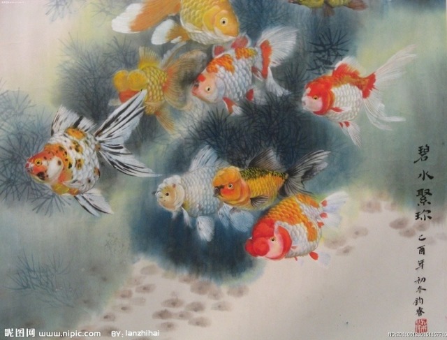 peinture-traditionnelle-chinoise-poisson-rouge